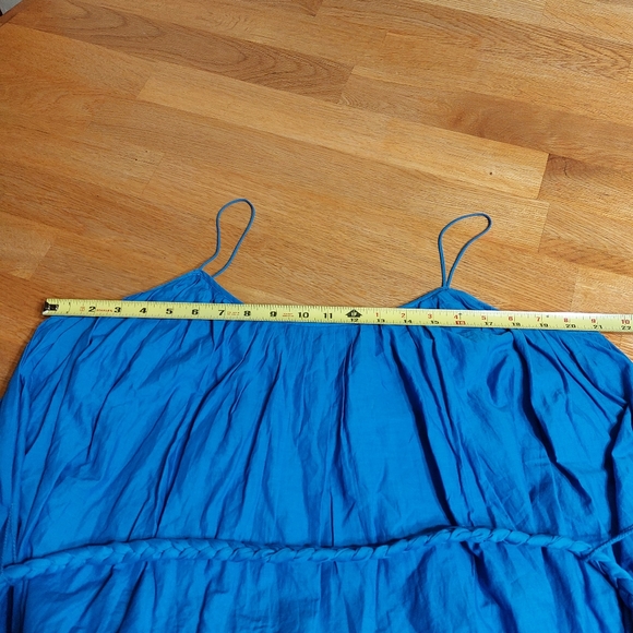 Rhode Resort Nala Scarlet Blue Short Sun Dress Size L vacation beach - Picture 11 of 16